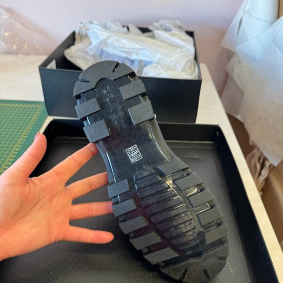 Coach Citysole Monogram Signature Work Boot – Grained Leather Side Zip - Picture 5 of 6